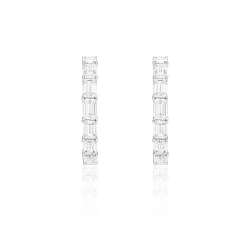 GAONAS 925 Серебро Синтетический Циркон Серьги Женские