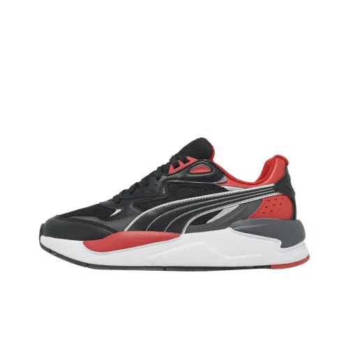 Ferrari X PUMA X Ray Speed Устойчивая к истиранию Дышащая Повседневная Обувь Унисекс Черная Красная