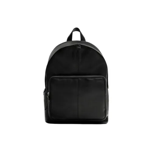 ZARA Collaboration Рюкзак из коровьей кожи Унисекс Черный