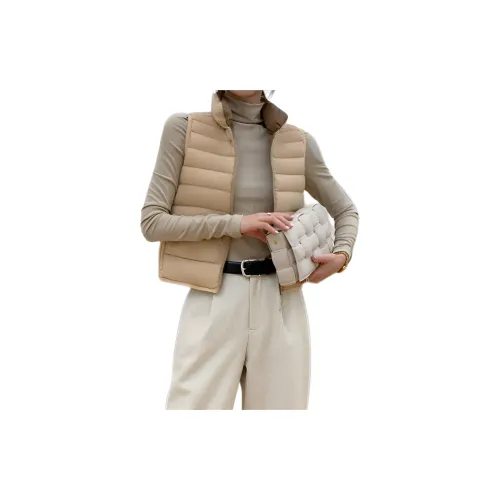 NANING 9 Абрикос Женская Пуховая жилетка