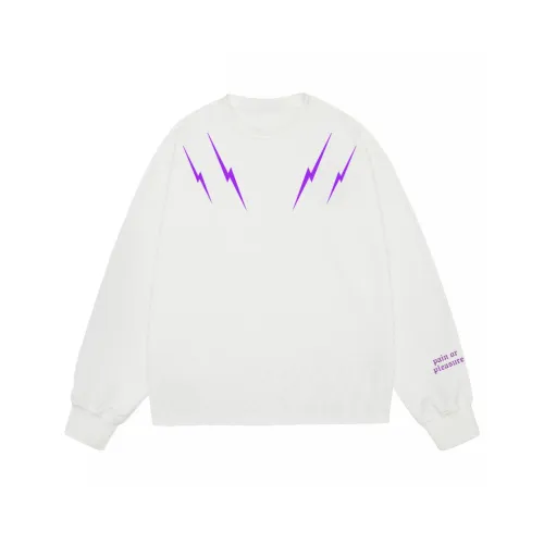 PAIN OR PLEASURE Длинный рукав Свитшот T-Рубашка Весенний Осенний Сезон