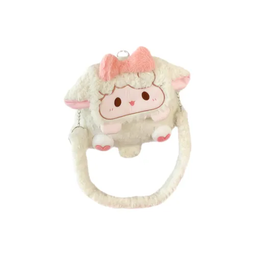 PARK DANCE Плюшевая сумка на плечо стандартная женская белая