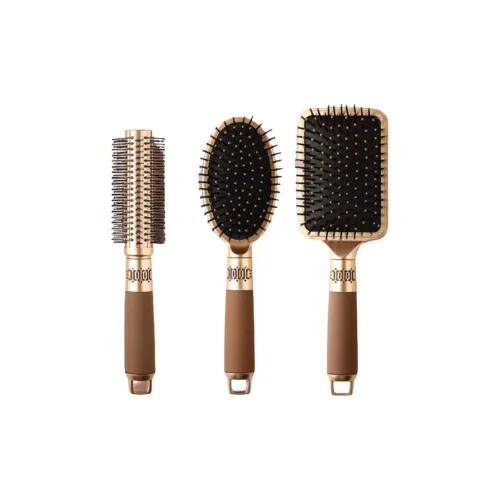 CIBO Набор из 3 шт Премиум Air cushion Расческа Золотая Массажная Расческа