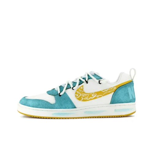 Nike Court Borough PRM Cloud Wave Gold Hook Аbrasion Resistant Low Top Скейтборд Кроссовки Unisex