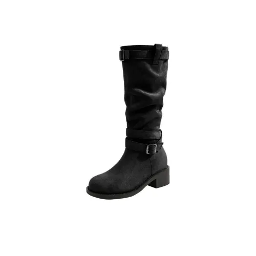 Deesha Over The Knee Boots Low Heel Women's