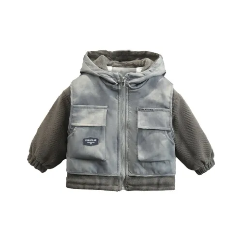 ZHIO Горчичный зеленый Предшкольные утеплённые куртки