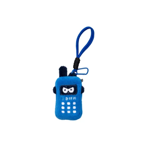 SHUSHUJIA Креативный Мультяшный Пуговица Walkie Talky Плюшевый Брелок 14,5 см Длина Тела
