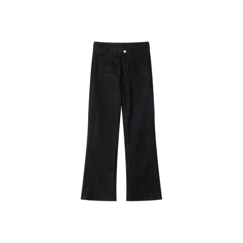 W7H1 Черный Унисекс Джинсы