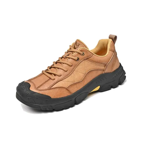 HUAGANGLUOTUO Wilderness Collection Устойчивая к истиранию противоскользящая низкая уличная обувь для мужчин