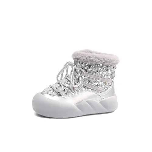 Снежная Белоснежка Амортизация Отскок Устойчивость к истиранию Противоскользящий Анти-KICK MID Топ Сноубутсы Детский