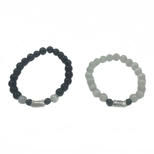 STUERY Обсидиан Стекло Кошачий глаз Браслеты Унисекс