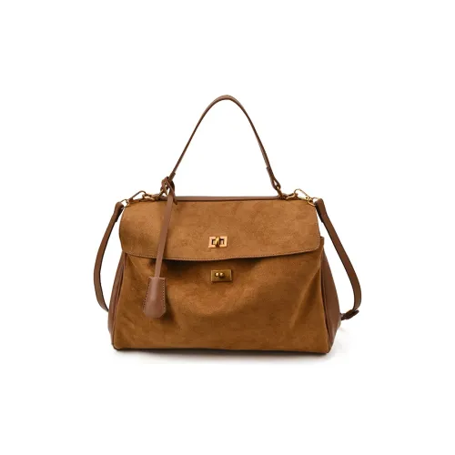 CREAM BEAR ПУ (полиуретан) Сумка Женская Коричневый Кофейный Черный