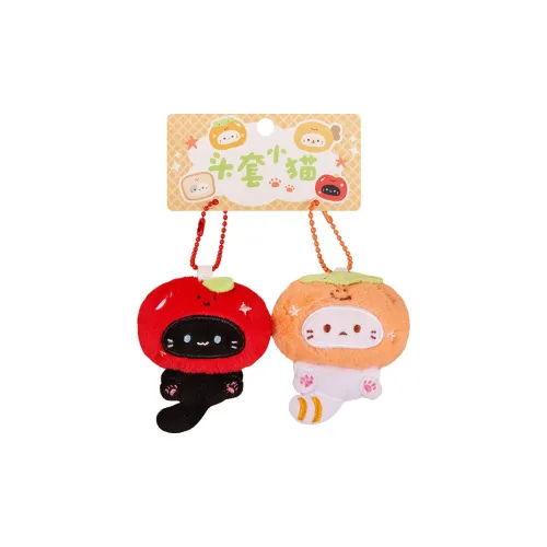 FANSEN Милый Котенок Голова Маска Кукла Игрушка Плюшевая Подвеска 8 см Высота