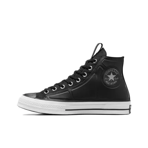 Converse Chuck 70 Устойчивые к истиранию Дышащие Высокие Кеды Унисекс Черные