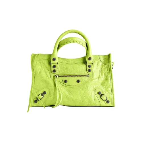 Balenciaga Le City Овечья кожа Одно плечо Сумка Маленькая Женская Grandma Зеленый