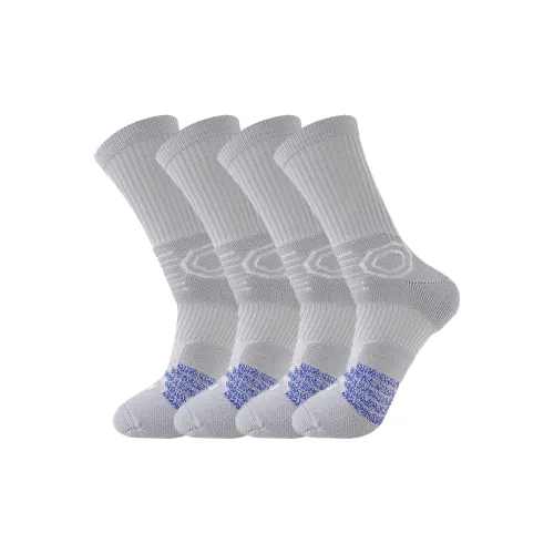 NAVIGARE [4 Pack] 4 Серых Мужских Носков до икры MID