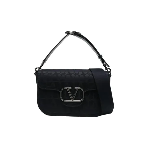 Valentino Напечатанный узор через плечо одно плечо сумка мужской морской синий