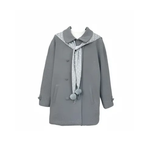 ONE PASS STUDIO Серый Женский Пальто