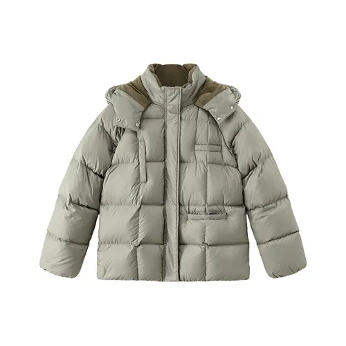 CHUU Светло-серый женский пуховик