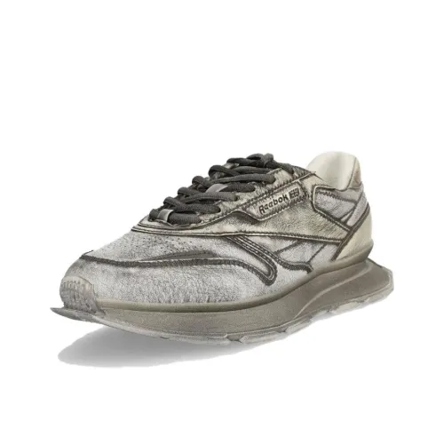 Reebok совместный низкий топ беговые кроссовки унисекс серый зеленый