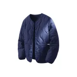 [Fluffy Thermal] Темно-синий Синий (Me45 Smile Этикетка на левой стороне нижней части сумки B)