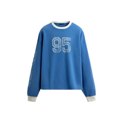 ZARA Collaboration Светло-Синие Мужские T-Рубашки