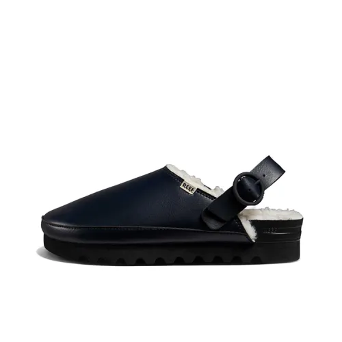 REEF Устойчивые к истиранию тапочки с противоскользящим эффектом для дома женские черные