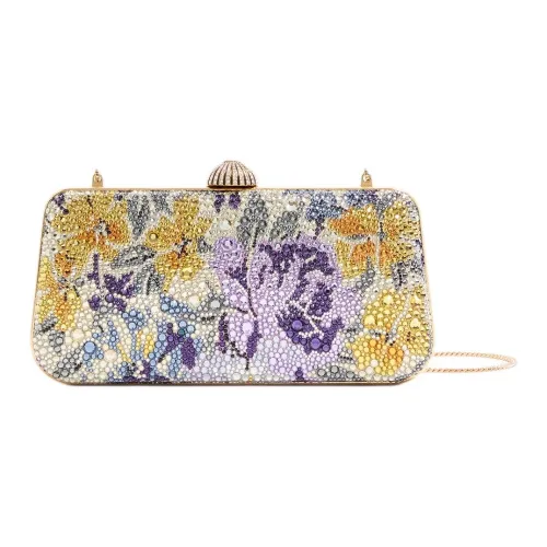 Valentino CARRY SECRETS Rhinestone Evening Bag Clutch Bag Women's Multicolor