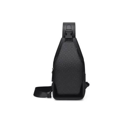 PLAYBOY Коллаборация ПВХ Сумка через плечо Унисекс Черная