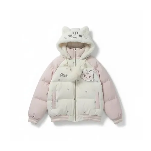 XIAOLIZI Розовый Унисекс Пуховики