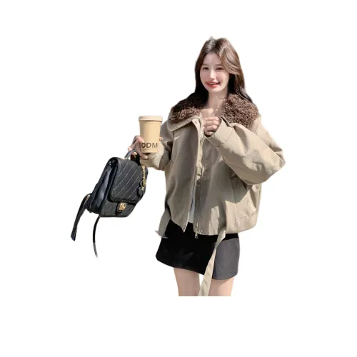 LAOYECHE Хаки Женские Парки