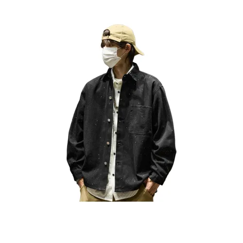 SZON Черный [в наличии] Мужские Джинсовые Куртки