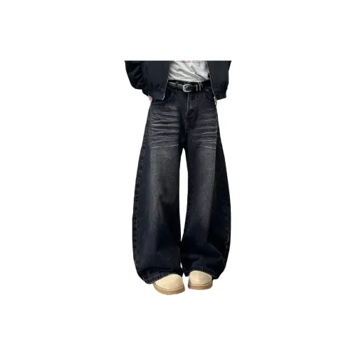 NEO IS ONE Черные Унисекс Джинсы