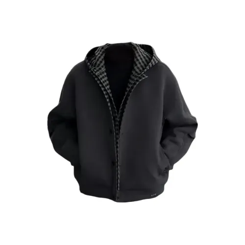 CHONGXIAOLV Серый Черный Унисекс Куртки