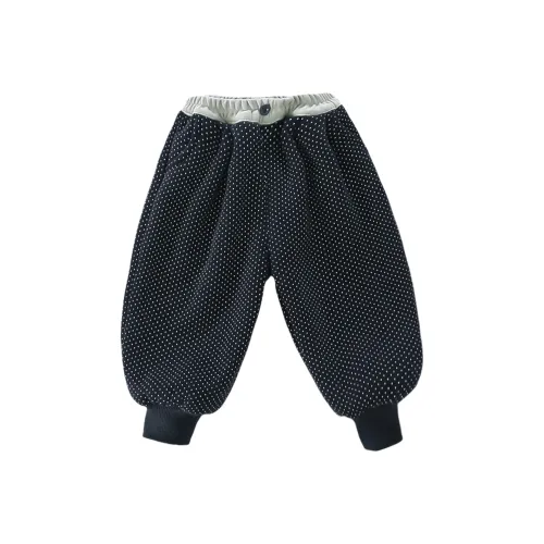 ABDT Темно-синий с флисовой подкладкой утолщенные детские штаны