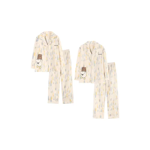 JUNEI Парный Унисекс Пижамные комплекты