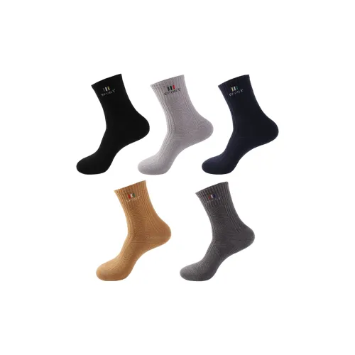 H YXIANG G1261 Утолщенные для тепла Мужские носки до колена