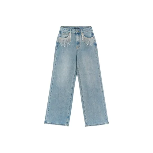 BEBE Светло-синие женские джинсы