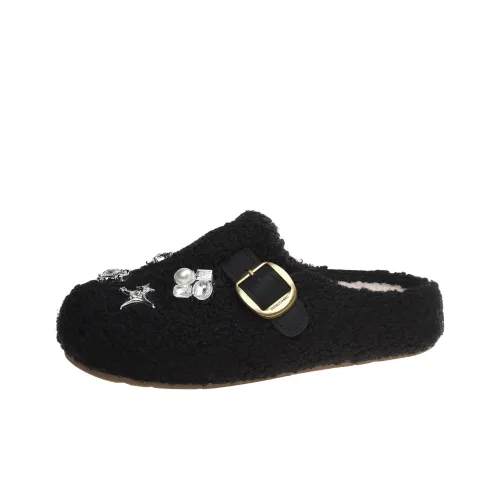 KLJK Резина Подошва Нет Особенный Эффект Домашние Тапочки Женские