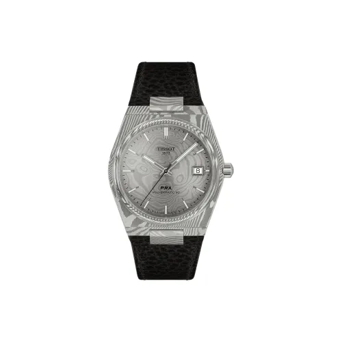 Tissot PRX Super Player Series Автоматический Механический Механизм Мужские Часы Часы 38*37,5мм Серый Циферблат