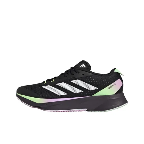 Adidas Adizero SL Устойчивые к истиранию Низкие Беговые кроссовки Женские Черные Фиолетовые