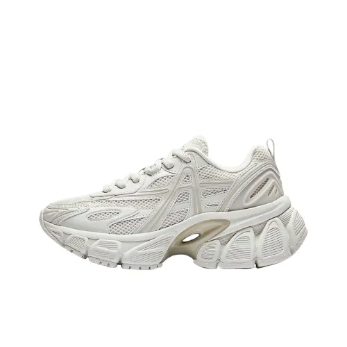 Anta Устойчивость к истиранию Повышение Высоты Низкий Топ Кроссовки с Толстой Подошвой Женские