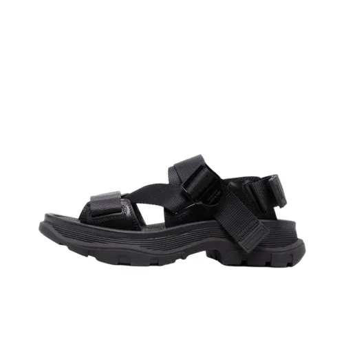 Alexander McQueen Пляжные сандалии Женские Черный