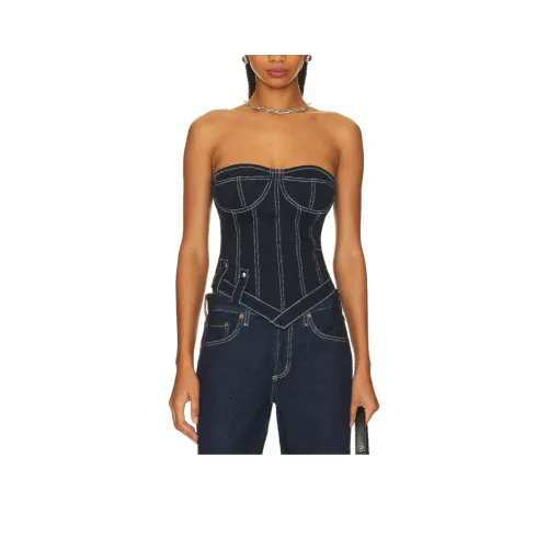 SUPERDOWN Kenny Bustier Топ Без бретелей Топ Женские