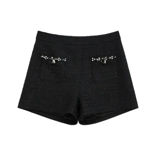 BEBE Черные Женские Повседневные Шорты