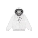 Бело-серый с флисовой подкладкой