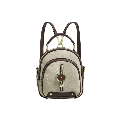 TTaG．baG Microfiber Synthetic Leather Backpack Women's