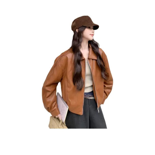 LAOYECHE Кожа Куртка Женская