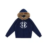 Темно-синий с флисовой подкладкой