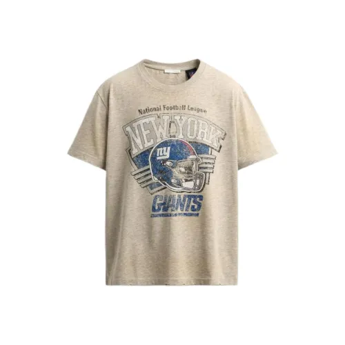 ZARA Collaboration Зебра с принтом Серый Мужской T-рубашка